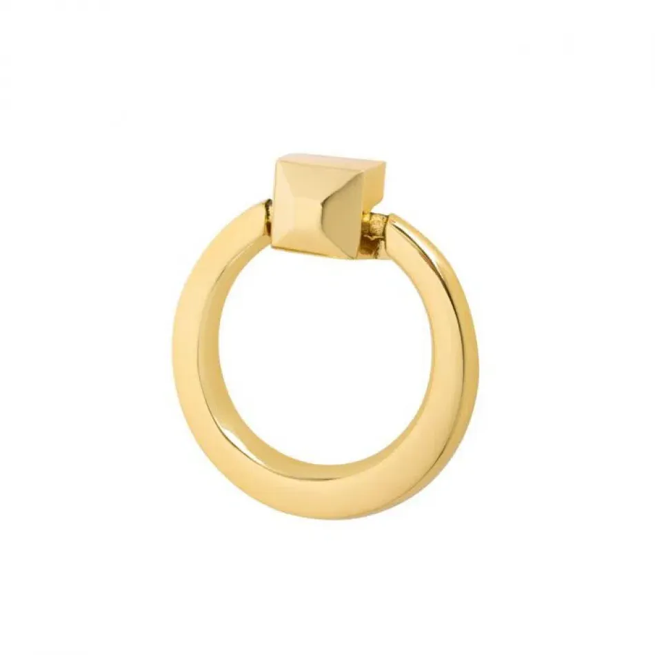 Benedict Ring Pull Polished Brass