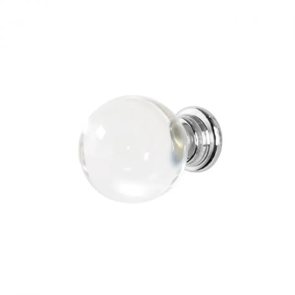 Sullivan Pull Polished Chrome and Glass