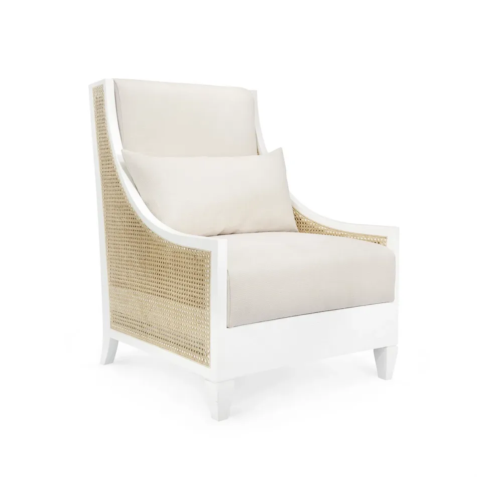 Raleigh Club Chair Eggshell White