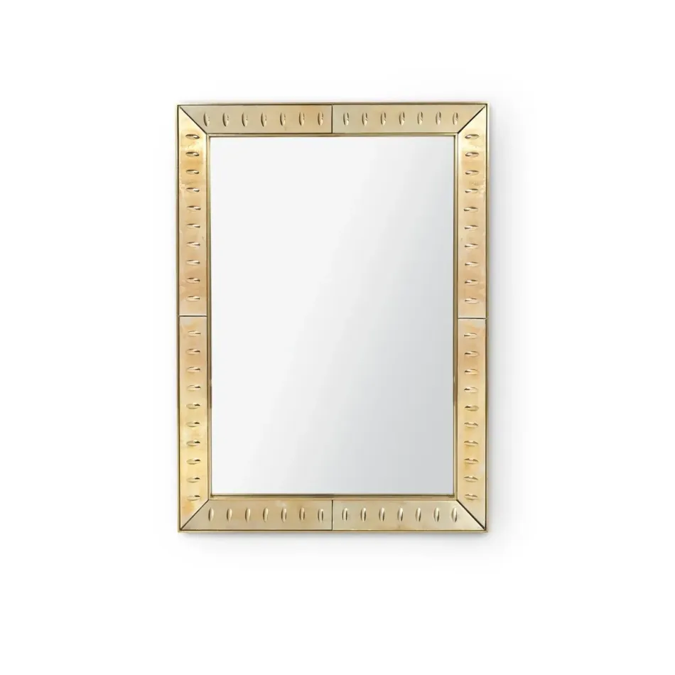 Reese Antique Champagne Rectangular Mirror