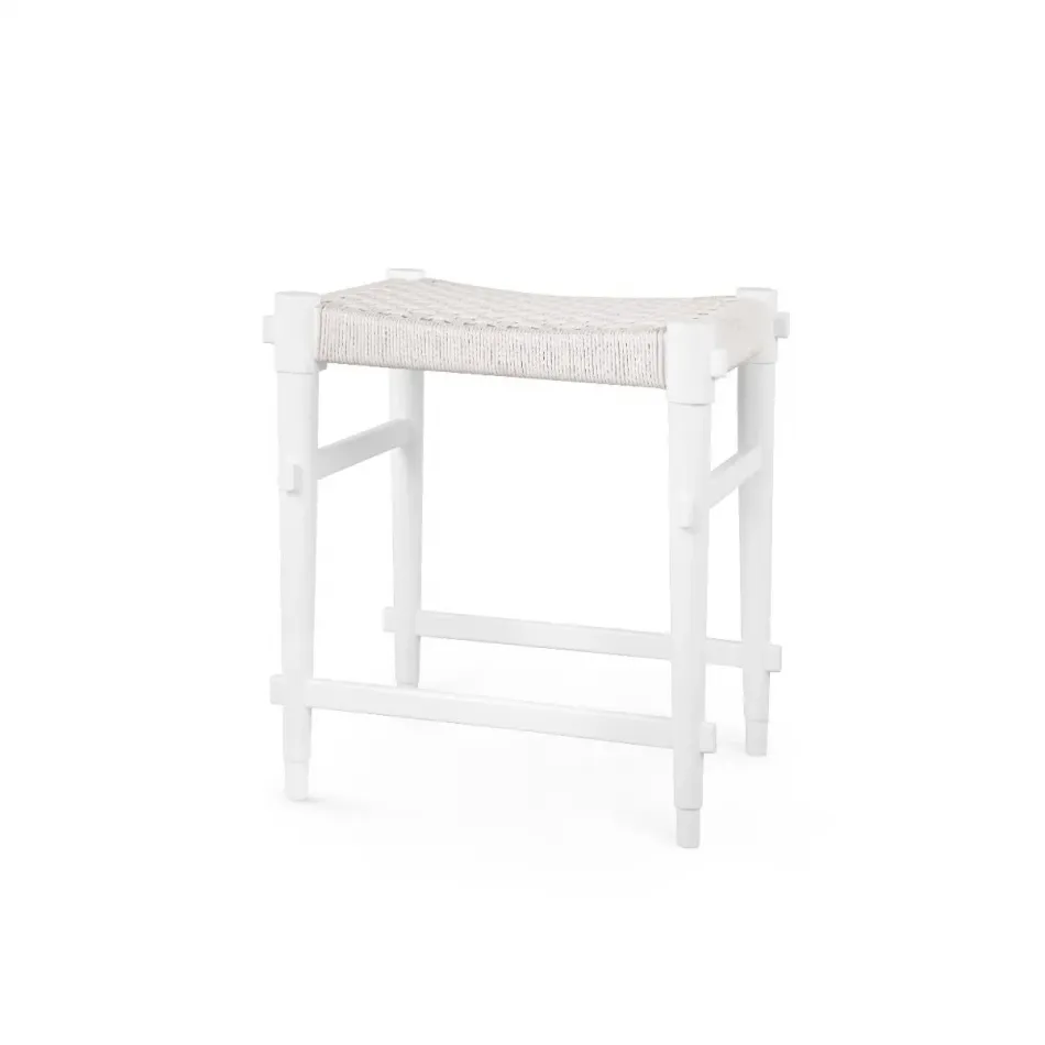 Rope Counter Stool, Eggshell White