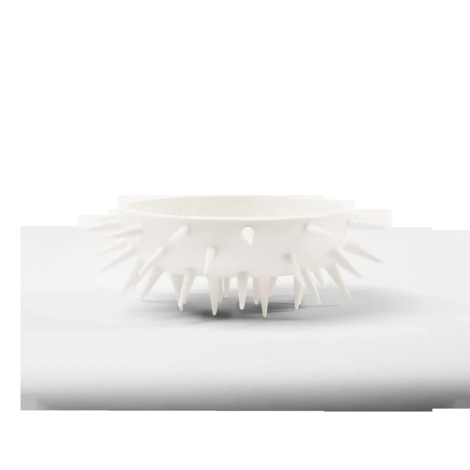 Spine Medium Bowl Blanc de Chine