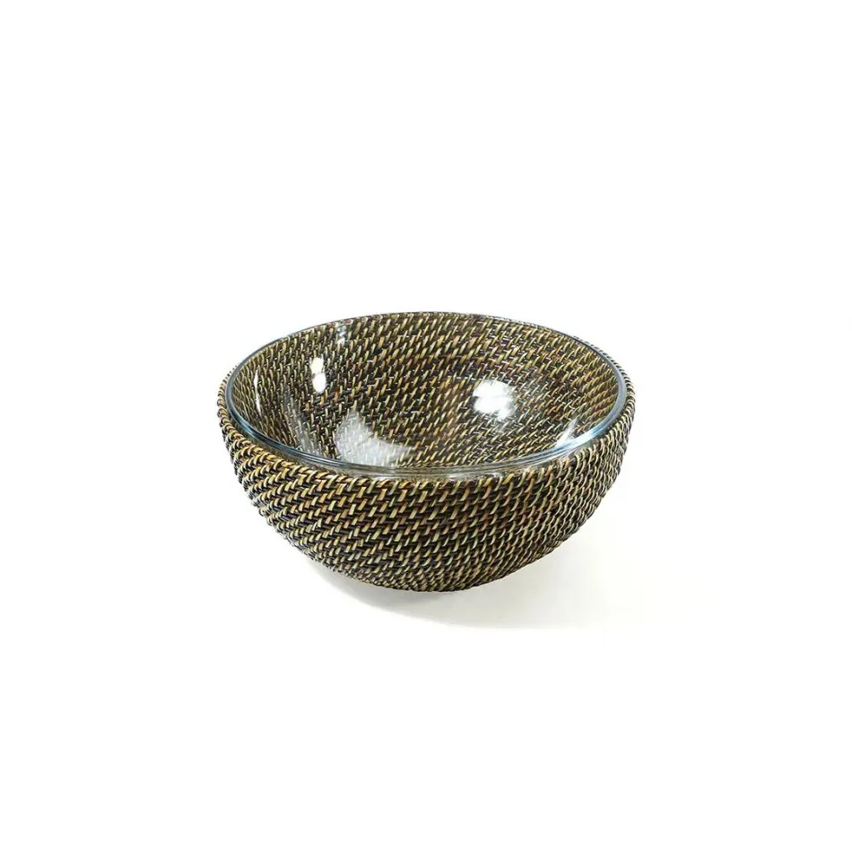 Round Serving Bowl w/ Glass Diameter 9" incl. GLASS