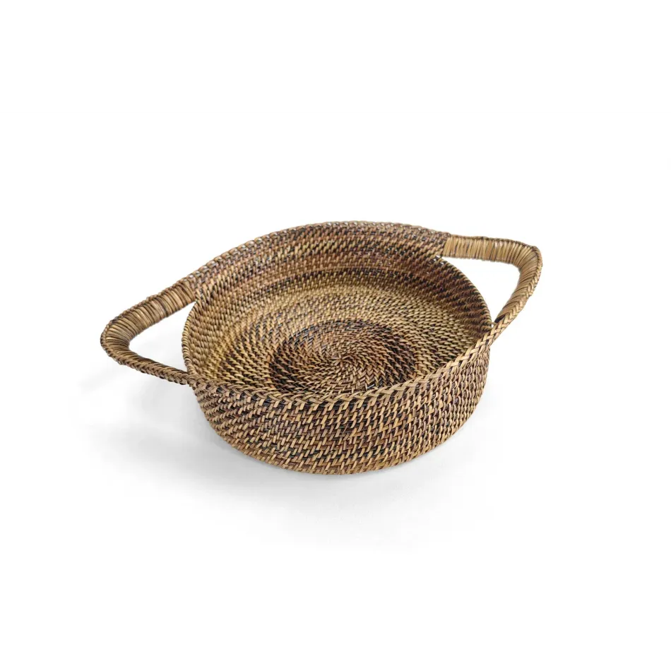 Round Tray with Handles