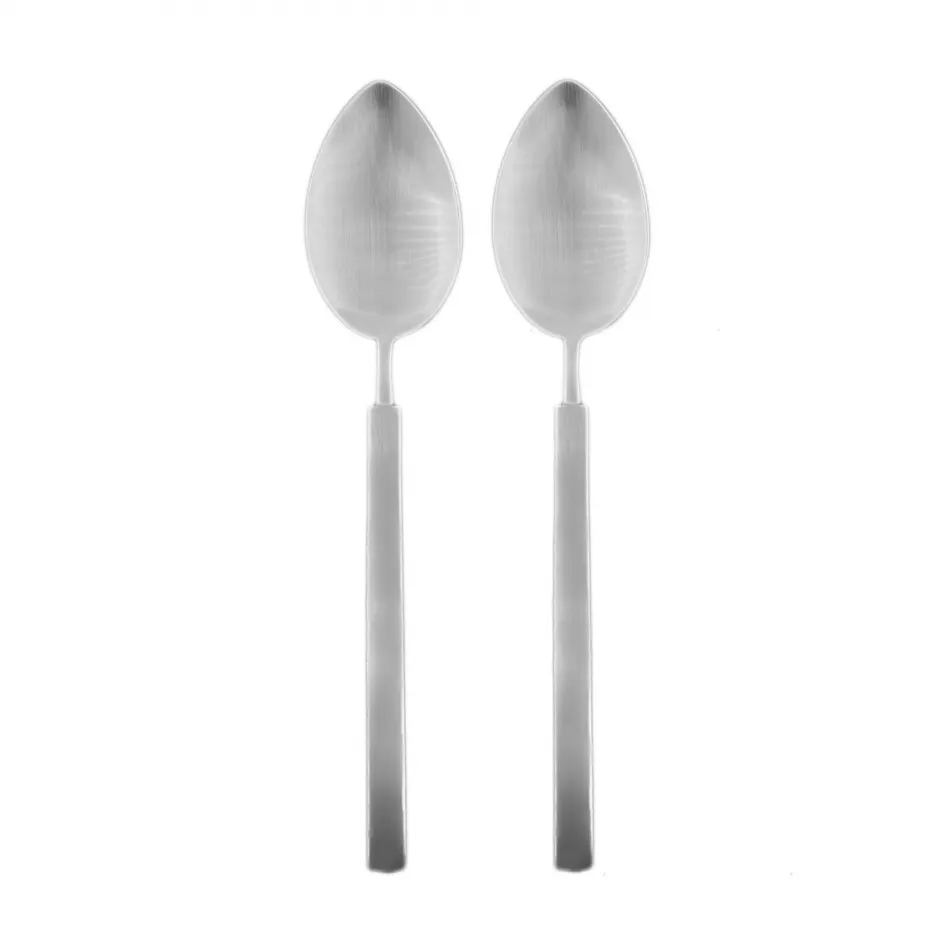 Hvar Stainless Steel 2-Pc Serving Spoon