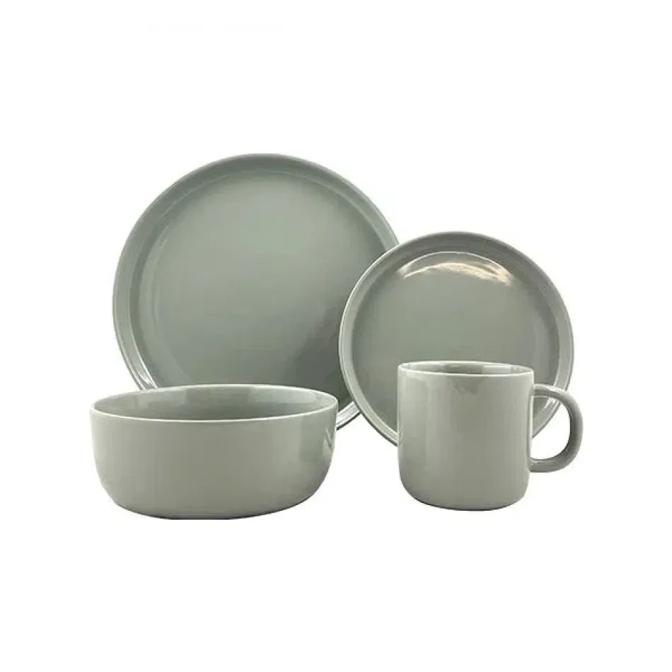 Reims Pebble/Light Grey 4-Pc Place Setting