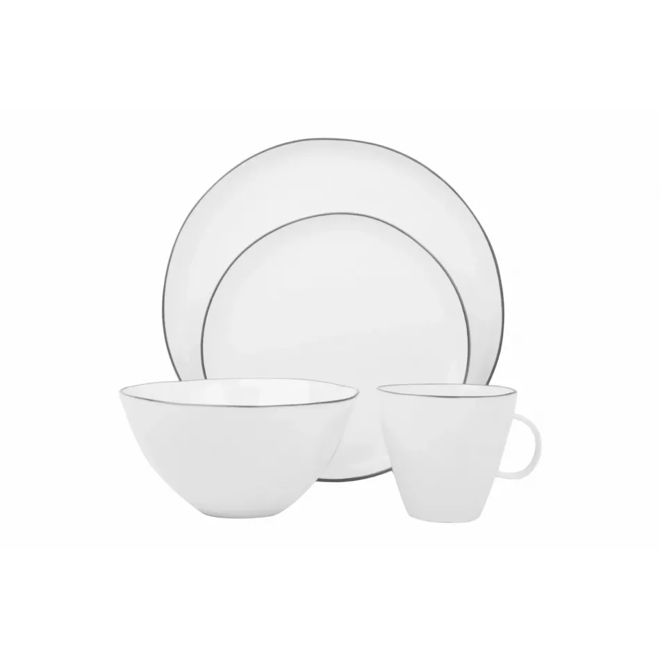 Abbesses Grey 4-Pc Place Setting