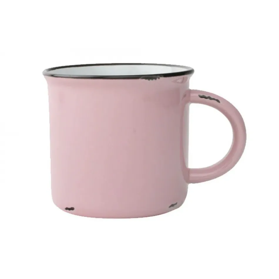 Tinware Set of 4 Mugs Pink