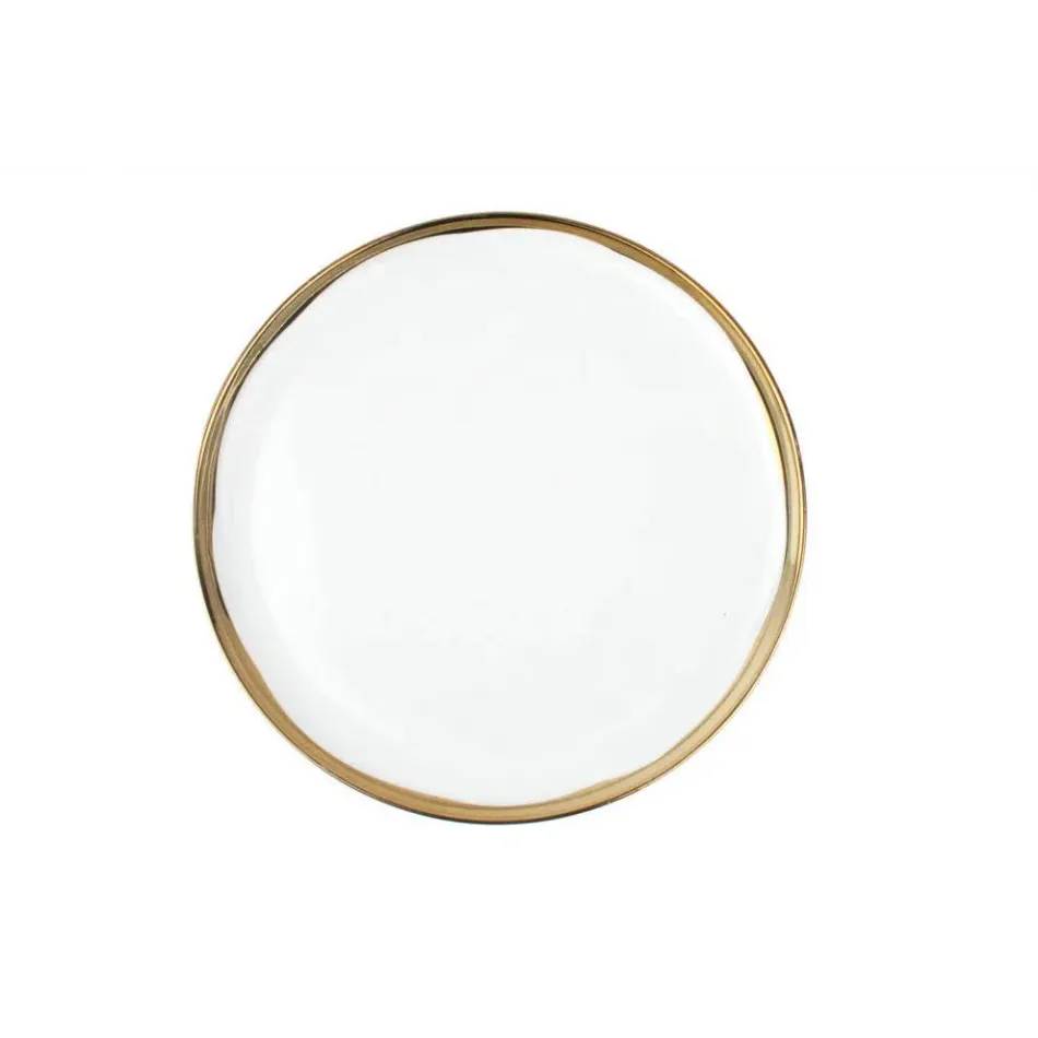 Dauville Gold Set of 4 Dinner Plates