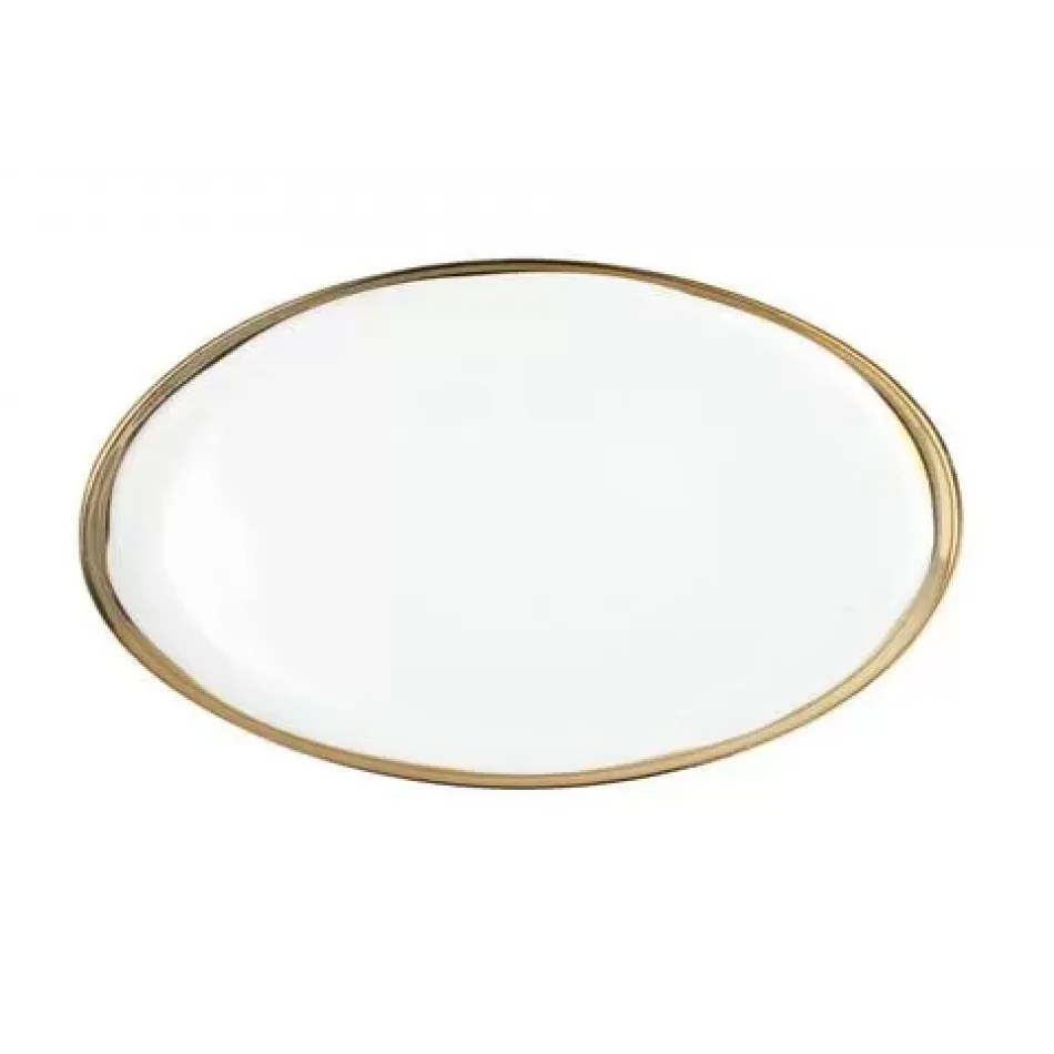 Dauville Gold Oval Platter Small