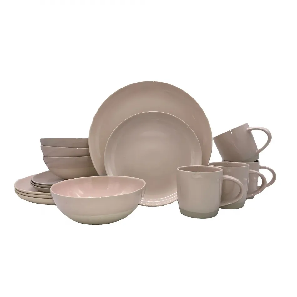 Shell Bisque Soft Pink 16-Pc Set