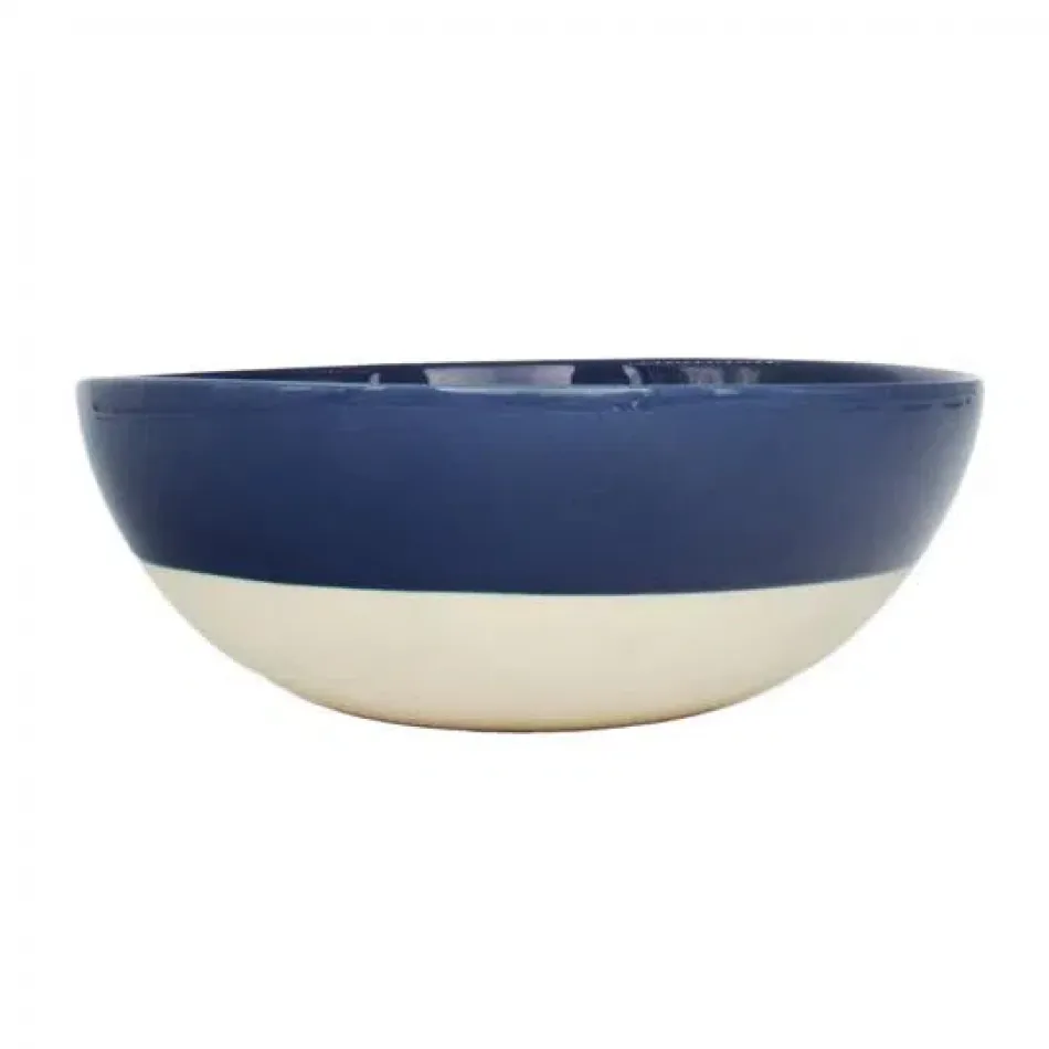 Shell Bisque Indigo Set of 4 Cereal Bowls