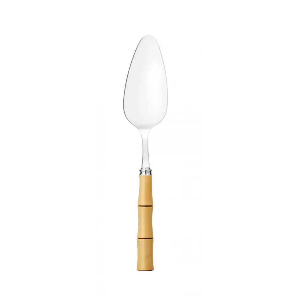 Byblos Clear Wood Cake Server