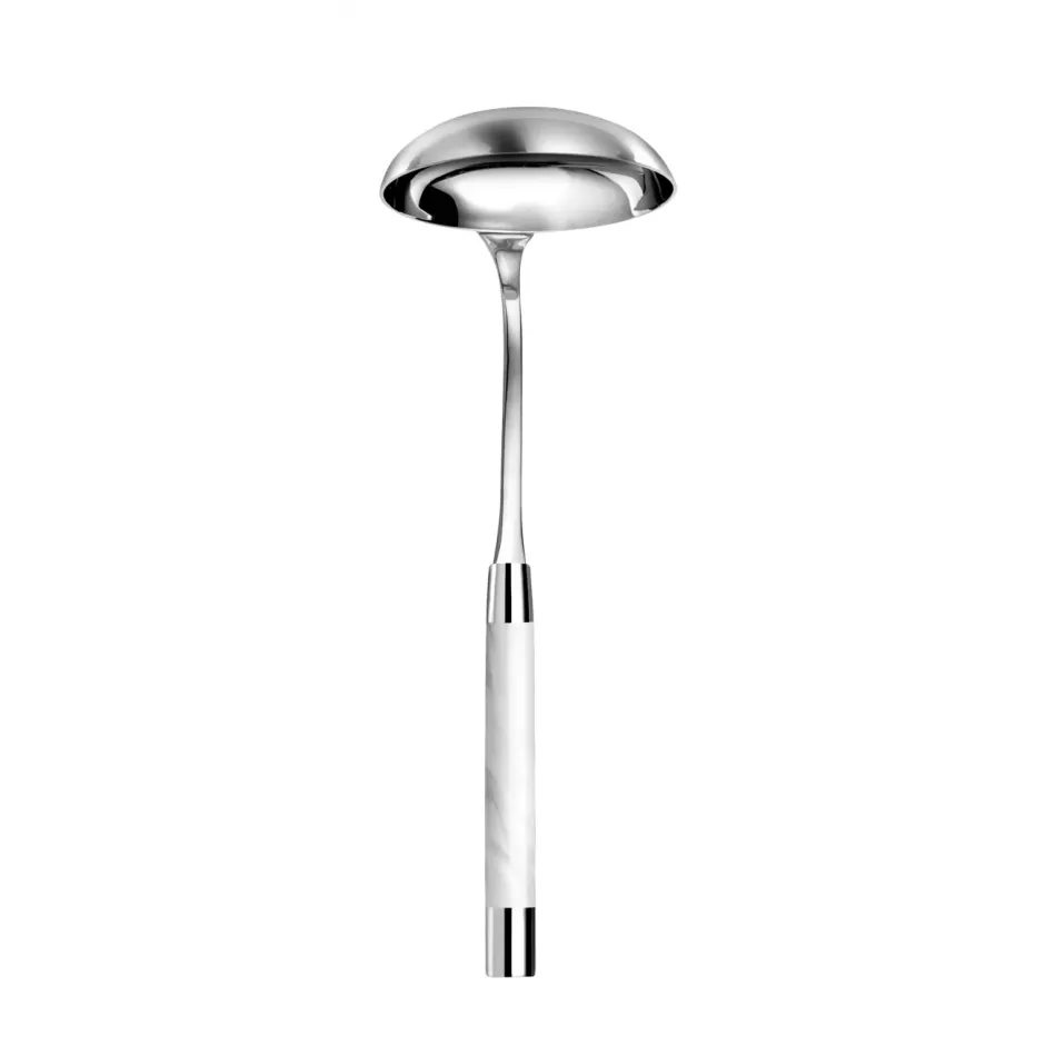 Cont White Soup Ladle