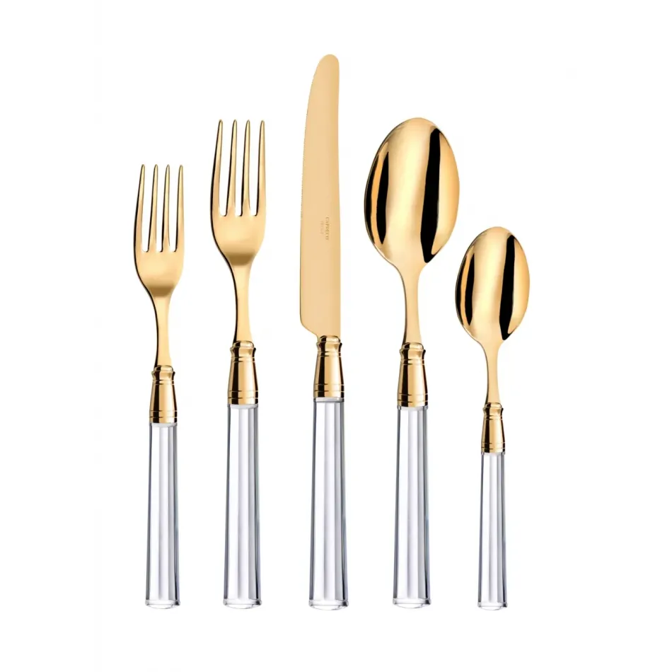 Doric PVD Gold Crystal Flatware