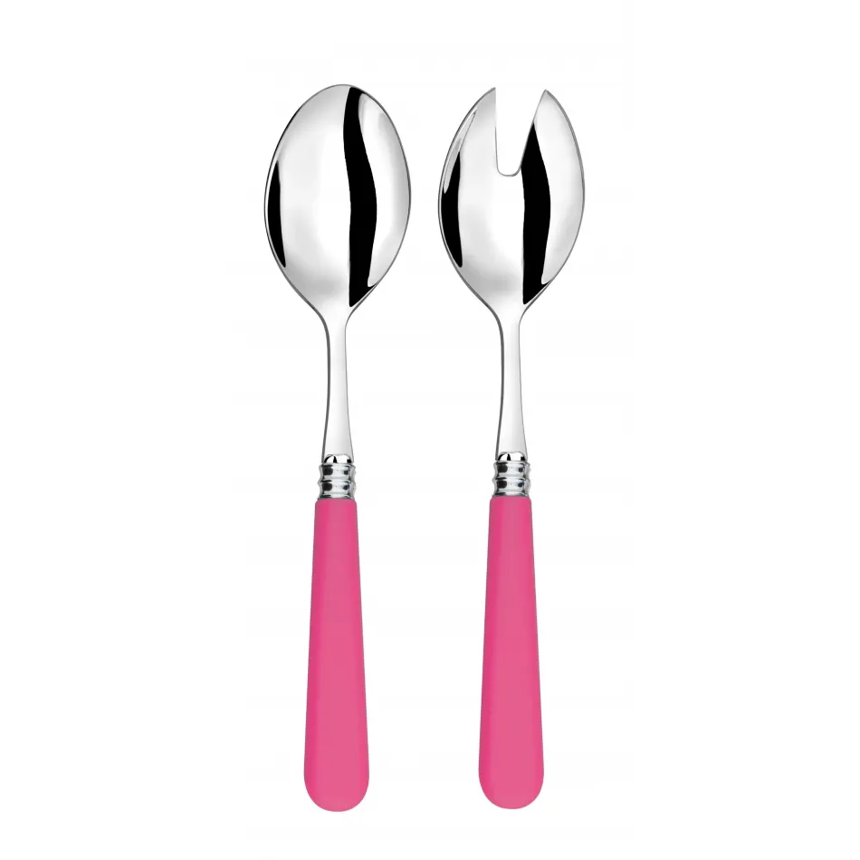 Helios Fuschia Salad Serv Set