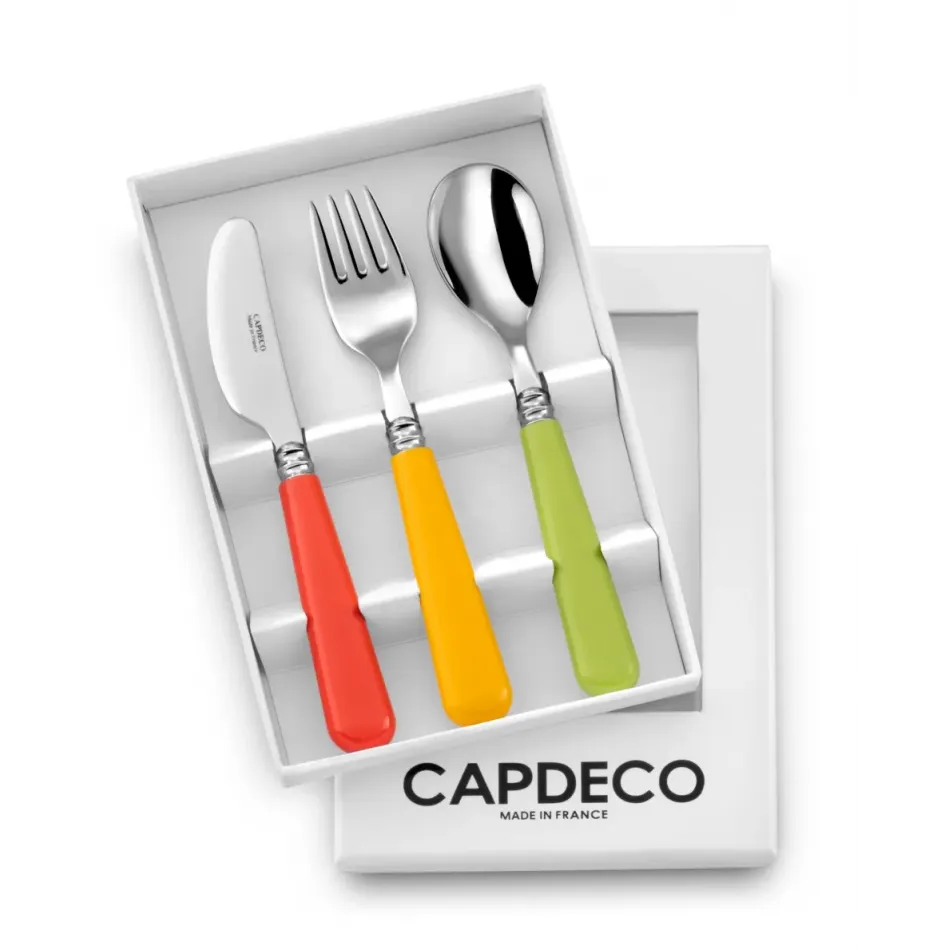 Helios Kids Orange/Sunflower/Lime 3 Piece Setting