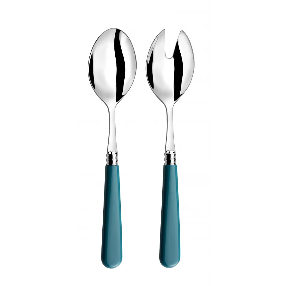 Helios Turquoise Salad Serving Set