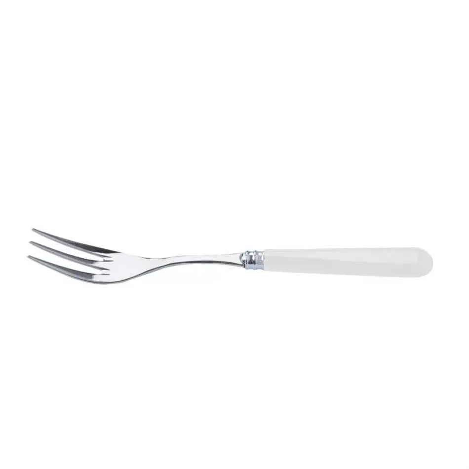 Helios White Serving Fork