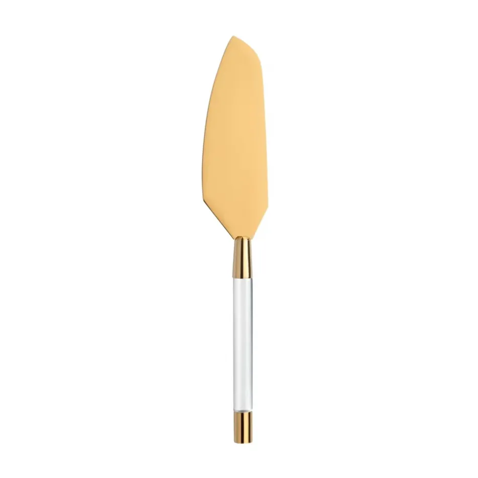 Zoë PVD Gold Cutting Cake Server