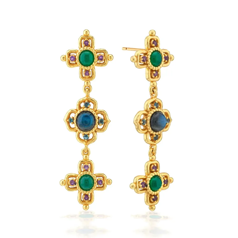 Contessa Multi Linear Earrings