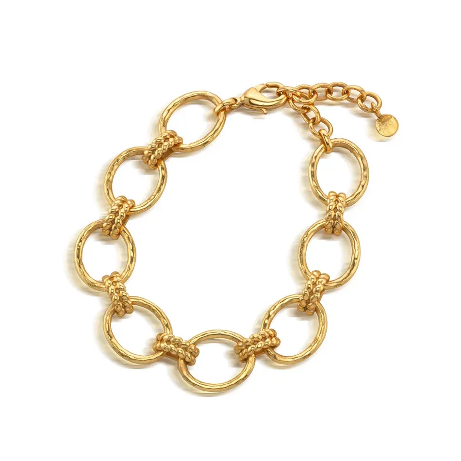 Cleopatra Gold Link Bracelet