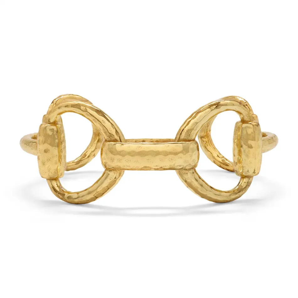 Equestrian Snaffle Bit Gold Cuff