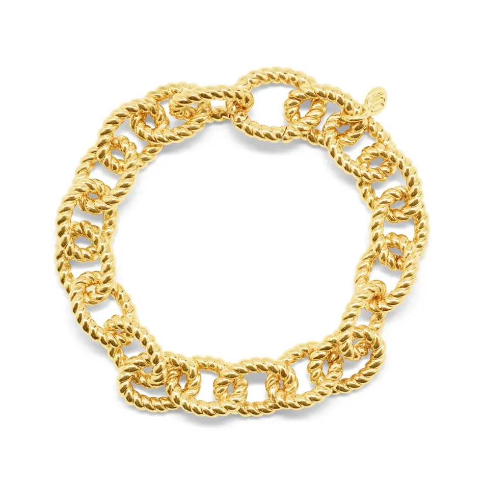 Victoria Gold Chain Bracelet Small 8"