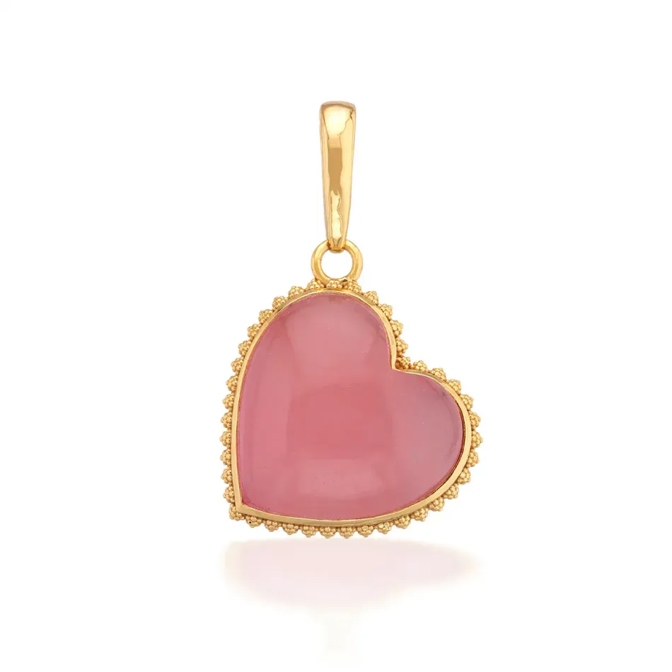 Love Gem Pink Jade Pendant
