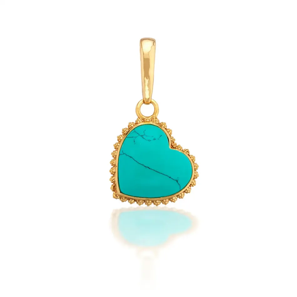 Love Gem Turquoise Pendant Medium