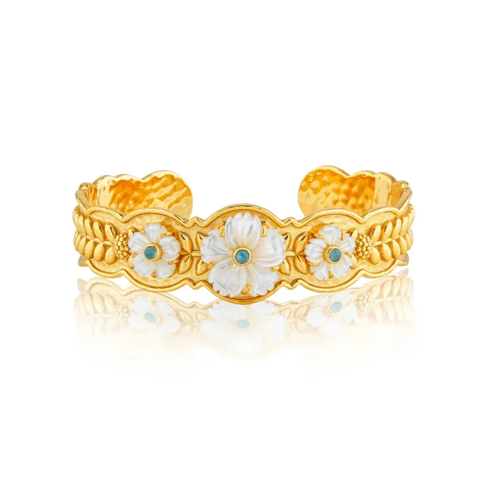 Villandry Fleur Multi Scalloped Cuff