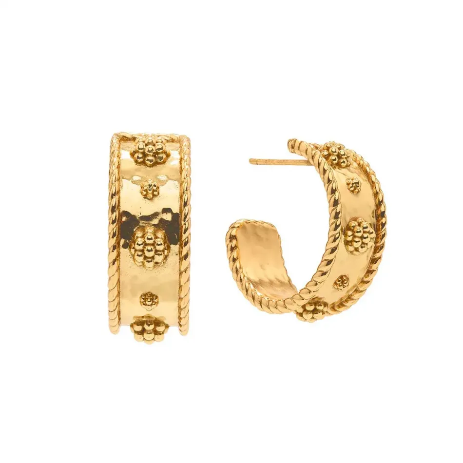 Berry Classic Gold Hoop Earrings Small