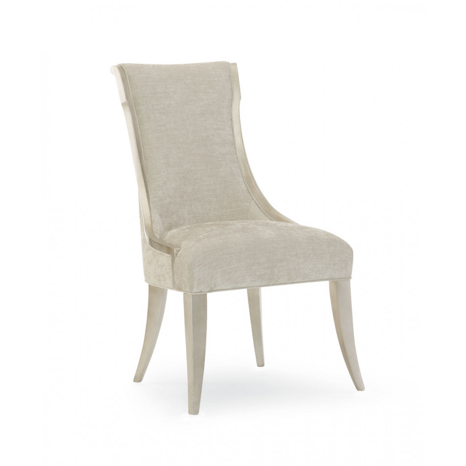 Avondale Side Chair Soft Silver Leaf