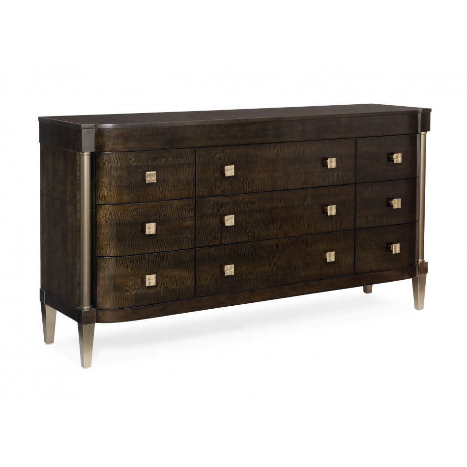 Dramatic Presence Dresser Dark Roast, Harvest Bronze