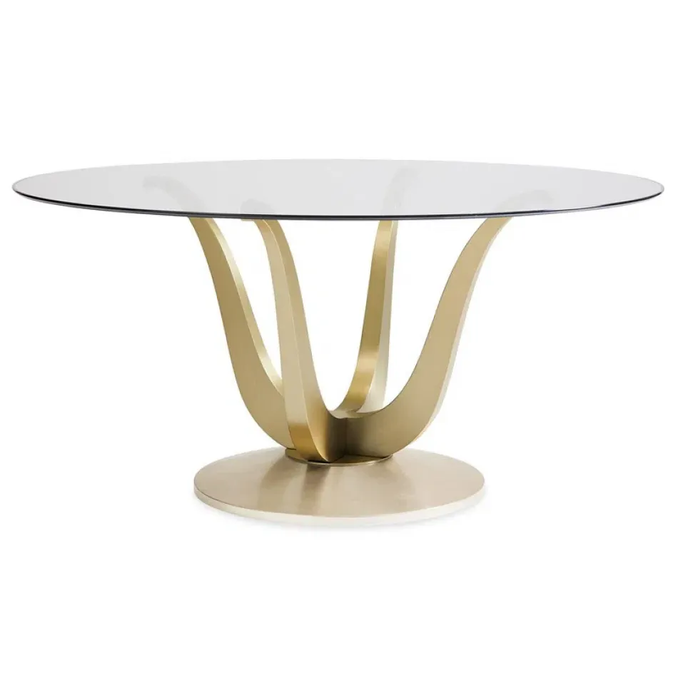 Caracole Classic Rounding Up Table Base Dining Table