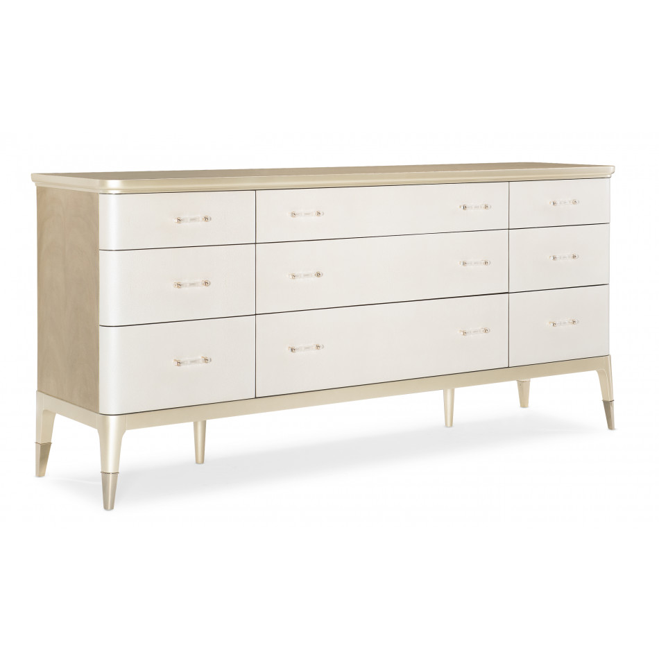 Dreamy Dresser Silver Fox, Taupe Paint