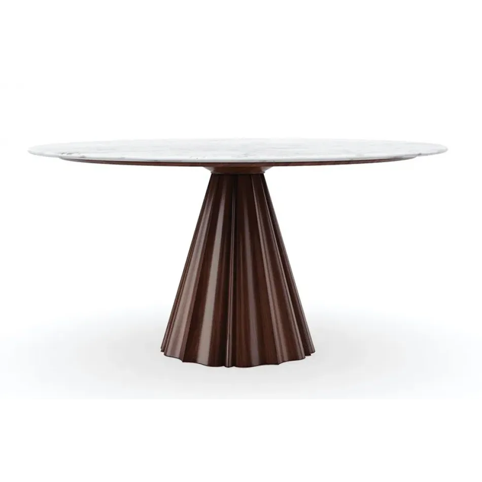 All Natural Dining Table Rich Walnut