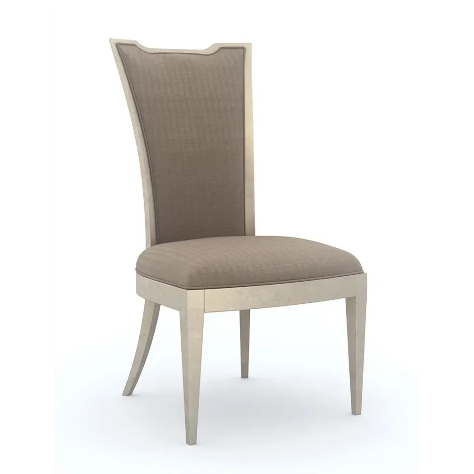 Very Appealing Dining Chair Soft Silver Leaf