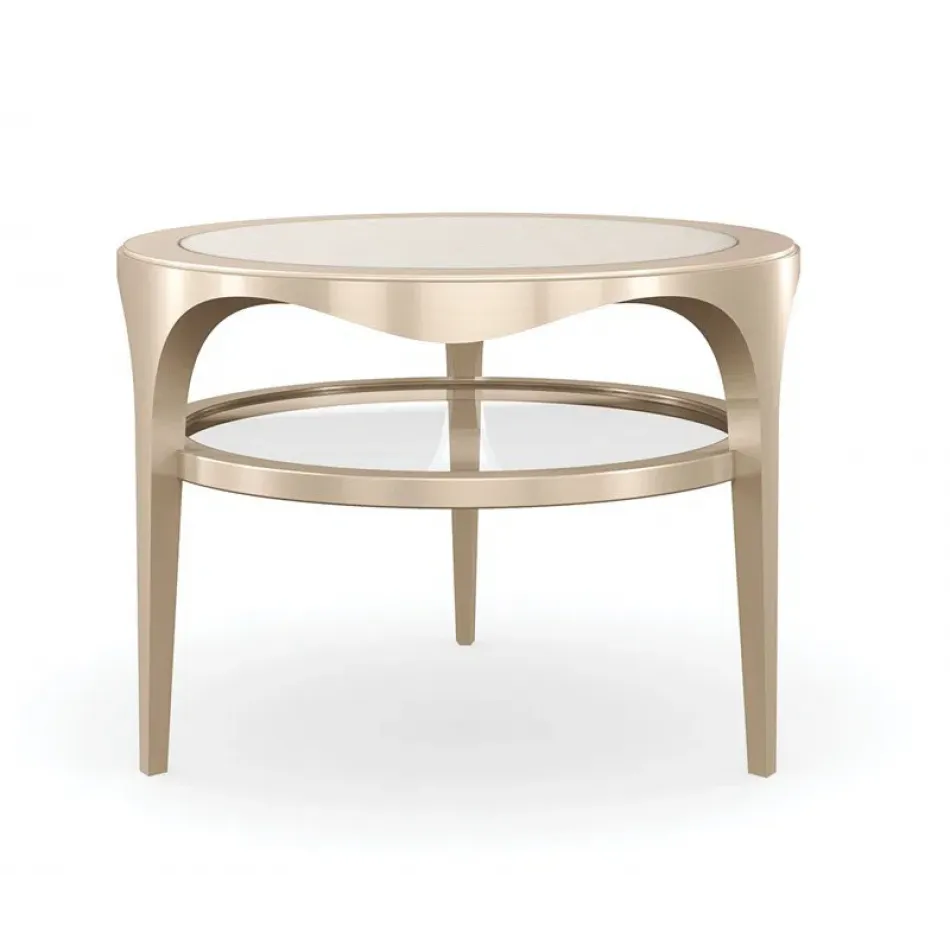 Up And Over Cocktail Table Champagne Pearl