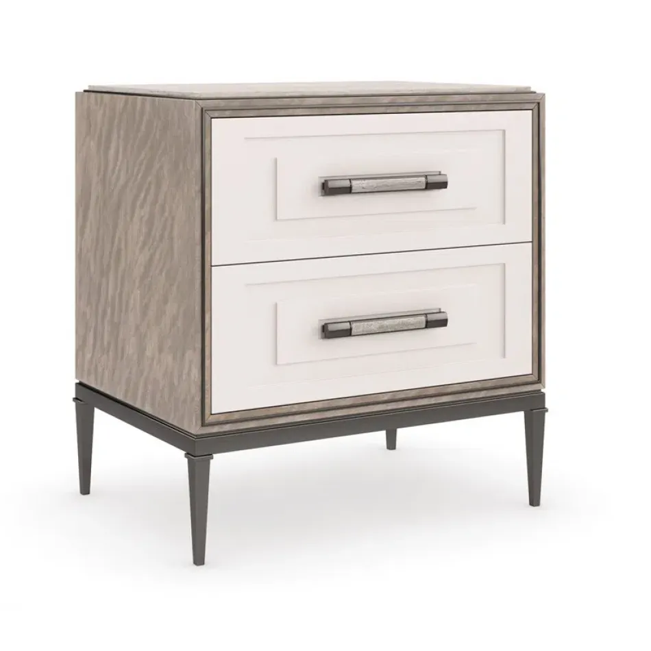 I'M Impressed Nightstand Mountain Smoke, Pearly White, Deep Bronze