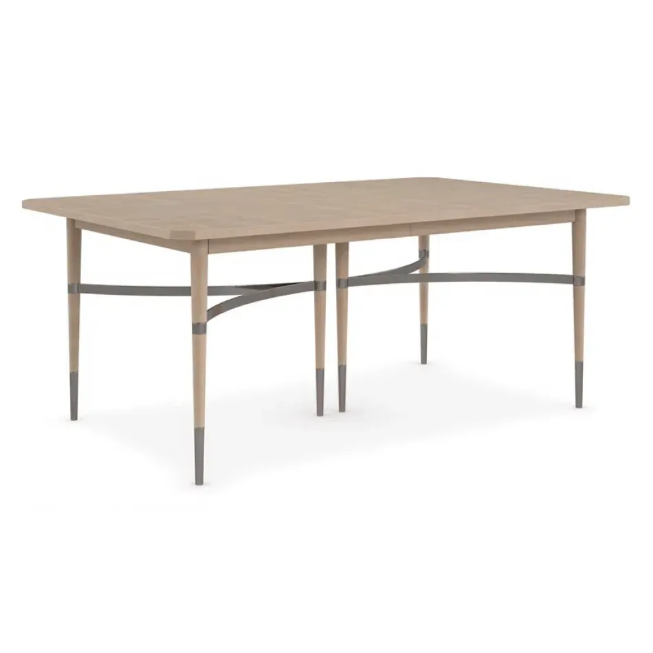 Here To Accommodate Dining Table Woodland Gray, Deep Bronze