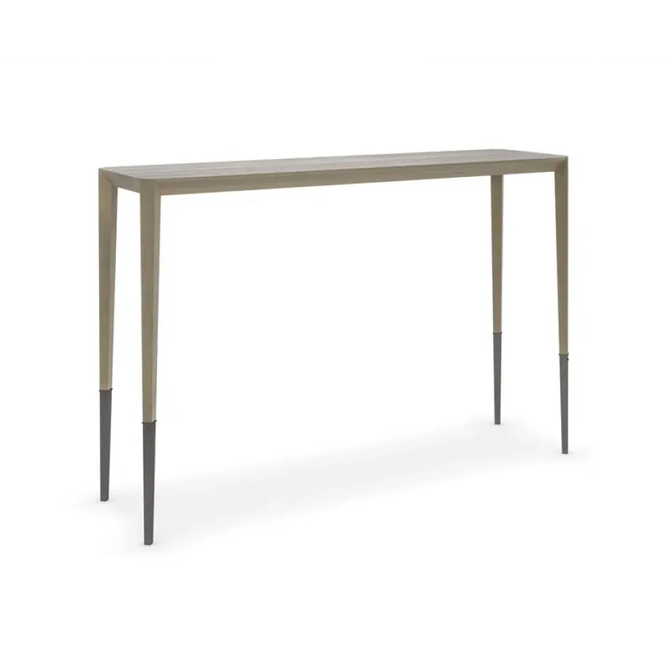 Perfect Together - Tall Console & Desk Brushed Antique Brass, Deep Bronze