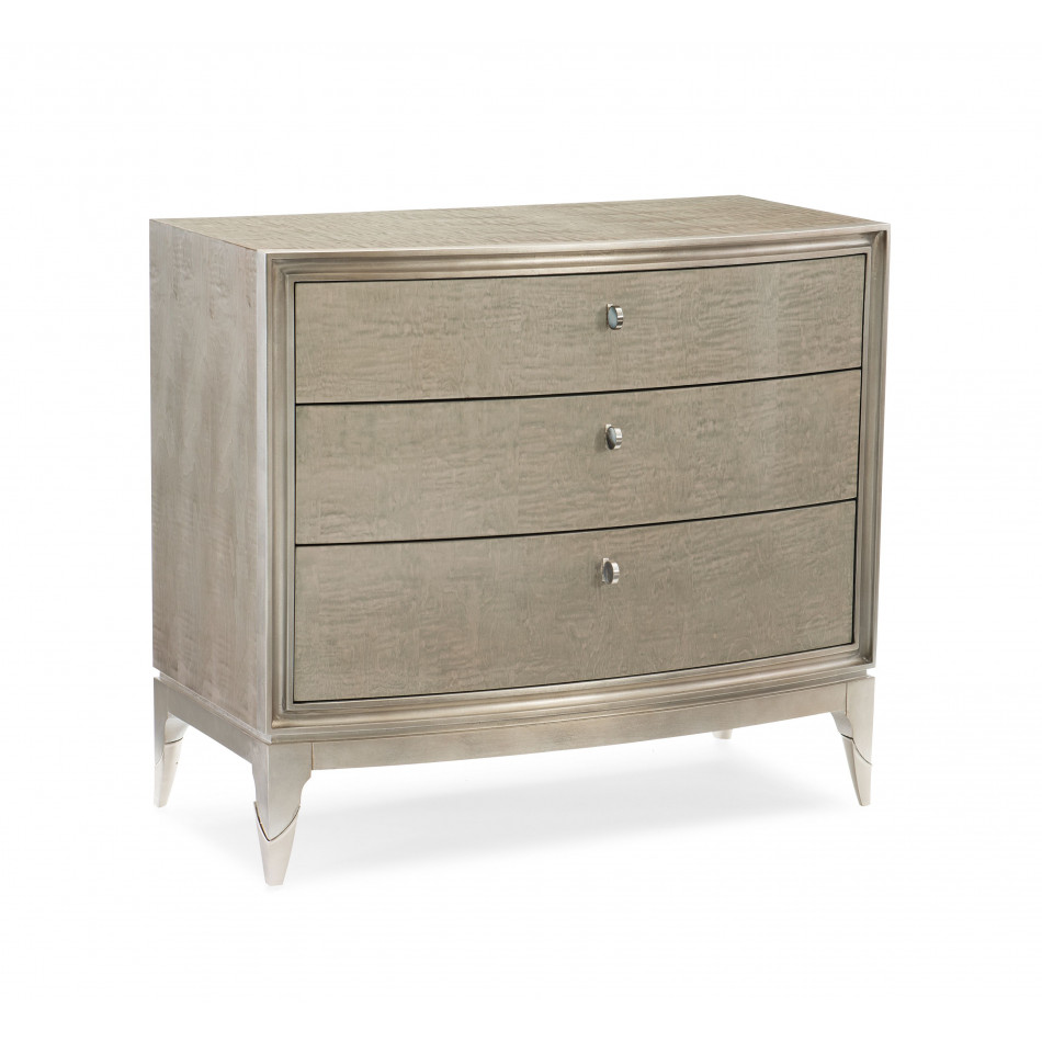 Rise And Shine Nightstand Moonlit Sand, Soft Silver Leaf