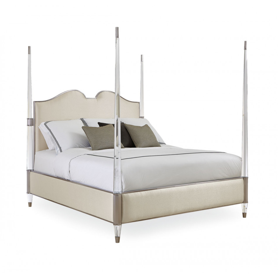 Caracole Classic The Post Is Clear Cal King Bed