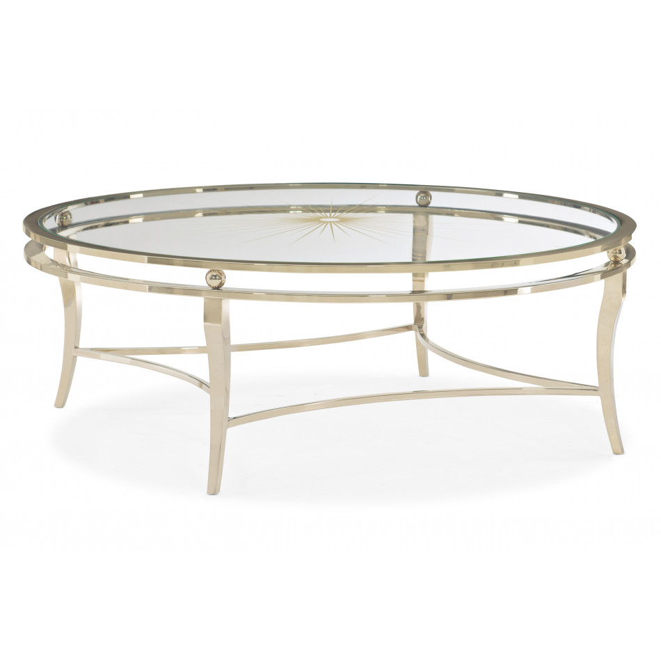 A Star Is Born Cocktail Table Whisper Of Gold, Neutral Metallic