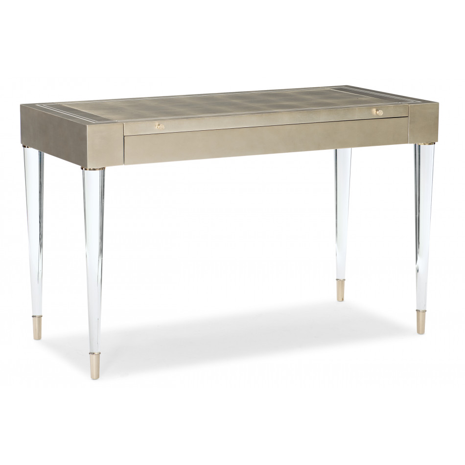 Moment Of Clarity Console & Desk Soft Silver Leaf