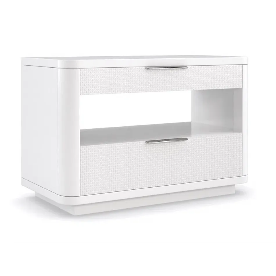 In Touch Nightstand Cloud White