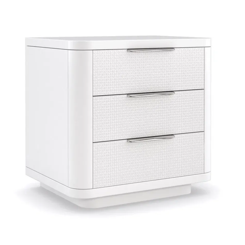 Touch Base Nightstand Cloud White