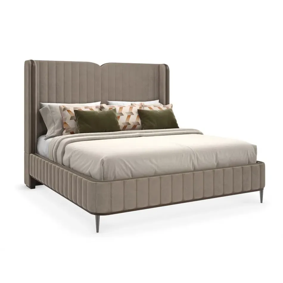 Continuum Queen Bed Dark Chocolate, Deep Bronze