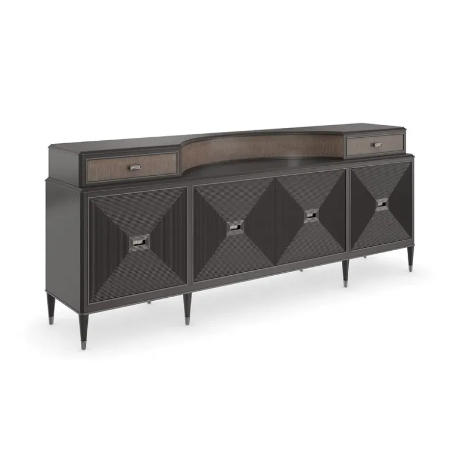 Gallerie Sideboard/Buffet Dark Chocolate, Tigra Chocolate,Deep Bronze, Charcoal